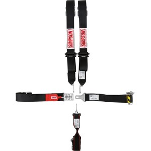 Simpson Safety - SB51204-2IN - Harness 5pt L&L 2in Blk Ratchet