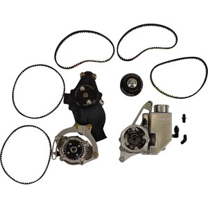 Jones Racing Products - 2441-AR-604 - Belt Drive System SBC 604 Crate HTD Aluminum