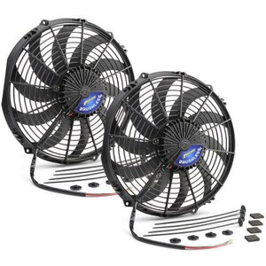 Proform - 67049 - Universal Brushless Fans Pair 10in S-Blade Puller