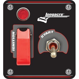 Longacre - 52-48963 - Ignition Panel Black Switch w/Pilot Light