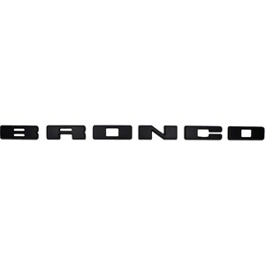 Ford Racing - M-1447-BLMB - Bronco Grille Lettering Overlay Kit - Black