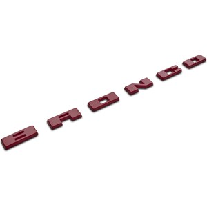 Ford Racing - M-1447-BRD - Bronco Red Grille Letters