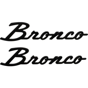 Ford Racing - M-1447-BSGS - Bronco Classic Script Fender Badge Kit