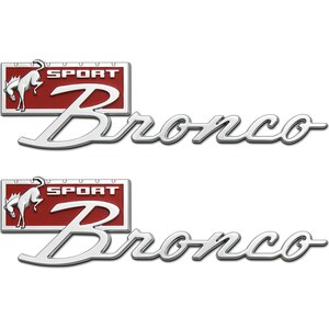 Ford Racing - M-1447-BSPRT - Bronco Sport Script Fender Badge Kit
