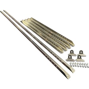 Kevko Oil Pans & Components - K9141 - Aluminum Body Brace Kit W/ 45 Degree Tabs