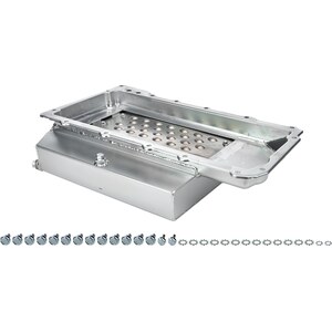 Kevko Oil Pans & Components - LS1007-ST - GM LS CT Oil Pan 8qt 4-in Deep Rear Sump