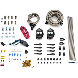 Nitrous Express - 93006 - 8CYL Dry Direct Port 2 Solenoids w/o Bottle