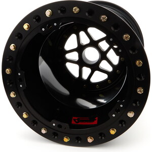 Sander Engineering - S15-185-SO2-B - Sprint Wheel 15x18 5in BS Outside Lock Black