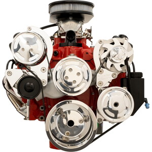 Billet Specialties - ST2320 - Street Trac SBC Tec Style Polished
