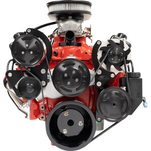 Billet Specialties - STB2320 - Street Trac SBC Tec Style Black