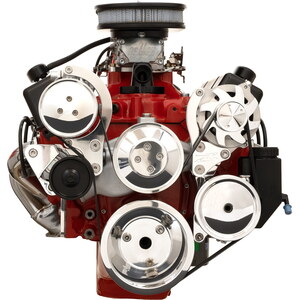 Billet Specialties - ST1320 - Street Trac SBC Smooth Style Polished