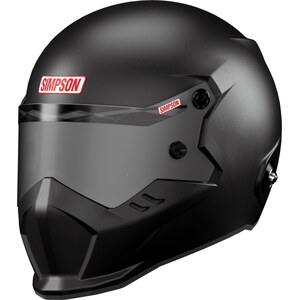 Simpson Safety - 9290008 - Helmet KingSnake  X- Small Matte Black SA2025