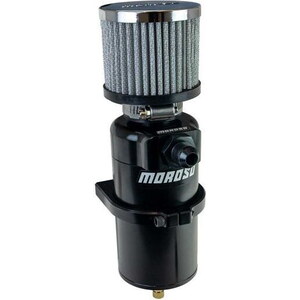 Moroso - 85410 - Breather Tank/Catch Can Single Inlet 8AN Male
