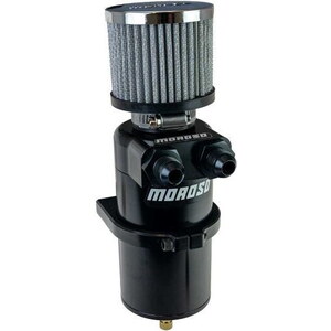 Moroso - 85414 - Breather Tank/Catch Can Dual Inlet 8AN Male