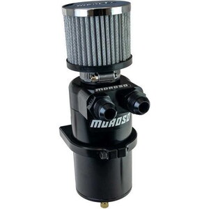 Moroso - 85415 - Breather Tank/Catch Can Dual Inlet 10AN Male