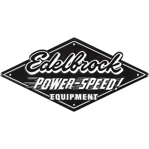 Edelbrock - 189147 - Edelbrock Power Speed Tin Garage Sign