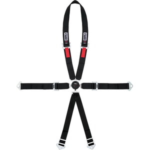 Crow Safety Gear - 11114D-2 - 6-Way 2in Restraint Kam Lock Lap Belt Drag One-P