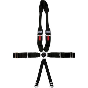 Crow Safety Gear - 11114DBA - 6-Way 3in Restraint Kam Lock Lap Belt Pull Up Dr