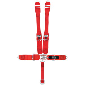 Crow Safety Gear - 11002DB - 5-Way L&L  52in Lap Belt Pull-down Indiv DB Har