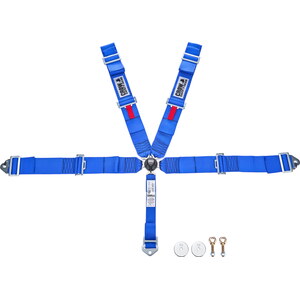 Crow Safety Gear - 11143A - 5-Way 3in Kam Lock 52in Lap Belt Pull-Up  Clip-i