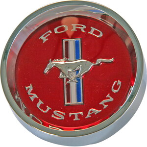 DRAKE AUTOMOTIVE GROUP - C5ZZ-1130-W - 65-66 Red Wheel Center Steel