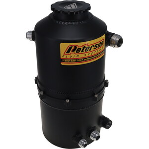 Peterson Fluid - 08-0783-BLK - Oil Tank 2.3 Gallon Single Scavenge Black
