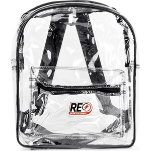 Racing Electronics - WTOTE - Backpack Clear w/Black Trim