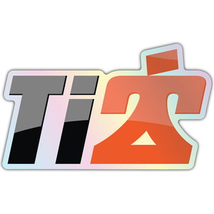 Ti22 Performance - TIP0052 - Decal Sticker Ti22 Logo Holographic