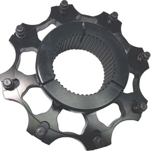 Triple X Race Components - SC-BK-0398BLK - Sprint Car Tri-Clamp Brake Rotor Mount Black