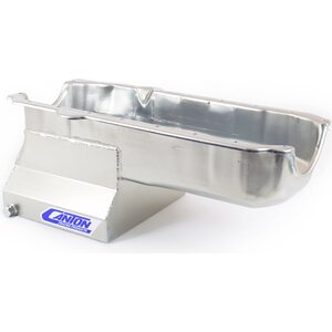 Canton - 13-100 - SBC T-Sump Drag Race Oil Pan - 8qt.