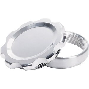 Allstar Performance - 36173 - Filler Cap Polished with Weld-In Alum Bung Large