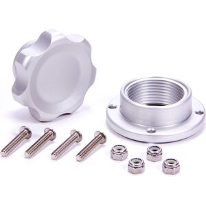Allstar Performance - 36180 - Filler Cap Silver with Bolt-In Alum Bung Small