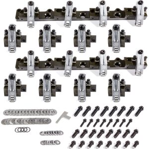 T&D Machine - 3142-180/180 - Bbc Shaft Rocker Arm Kit W/Brodix Sr 20 Heads