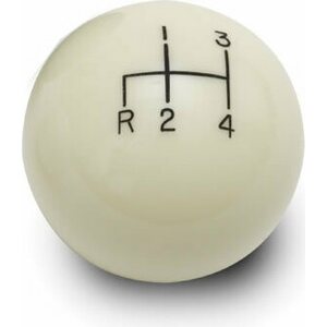 Lokar - SK-6890 - 2in Shift Knob Ivory 4 Speed