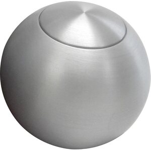 Lokar - SK-6920 - 2in Shift Knob Solid Round Brushed w/Button