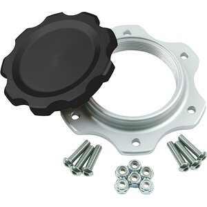 Allstar Performance - 40137 - Fuel Cell Cap and Bung JAZ 6-Bolt Black