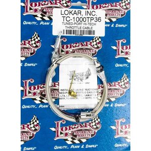 Lokar - TC-1000TP36 - 36in. TPI Hi-Tech Throttle Cable