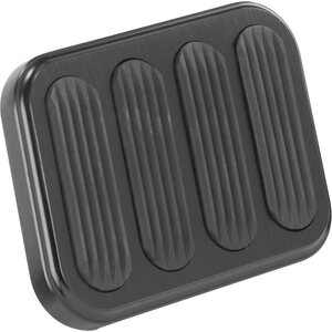 Lokar - XBFG-6013 - Blk XL Billet Aluminum Brake Pad w/Rubber