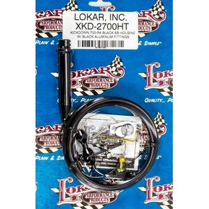 Lokar - XKD-2700HT - Black Kickdown Kit GM 700R4