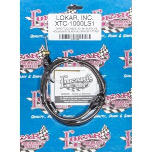 Lokar - XTC-1000LS1 - Throttle Cable Black 36in LS1