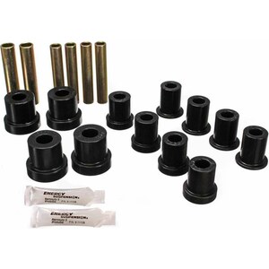 Energy Suspension - 3.2112G - 70-87 GM 4wd Frt Spring Bushing Set Black