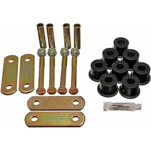 Energy Suspension - 3.2135G - 67-81 Camaro Shackle Set w/o Sprng Bush Black