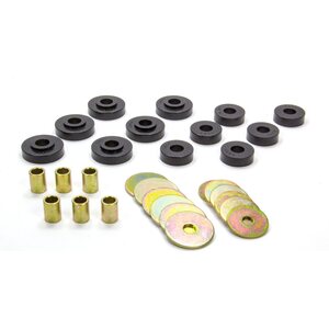 Energy Suspension - 3.4102G - 63-69 Vette Body Mounts Black