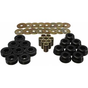 Energy Suspension - 3.4126G - 73-82 Vette Body Mounts Black