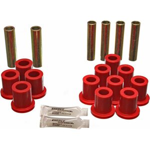 Energy Suspension - 4.2103R - Ford Complete Spring & Shackle Set Red