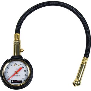 Allstar Performance - 44076 - Tire Pressure Gauge 0-20 PSI