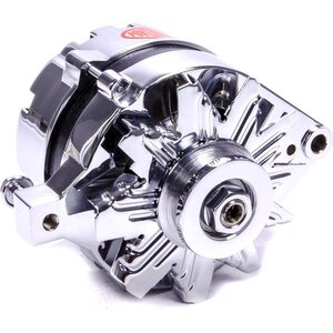 Powermaster - 17078 - Chrome Ford Alternator 75 Amp