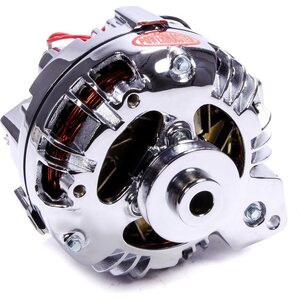 Powermaster - 175191 - Chrome Mopar 95amp Alter Single Groove Pulley