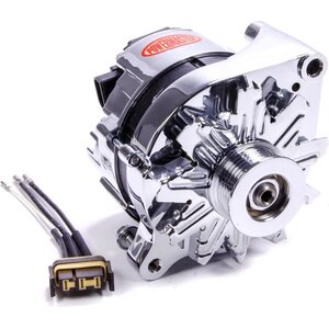 Powermaster - 17735 - Chrome Ford 2G 85amp Alternator