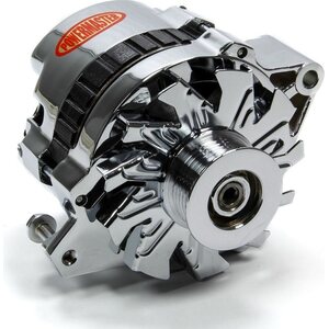 Powermaster - 17802 - GM TPI Chrome Alternator 105 Amp